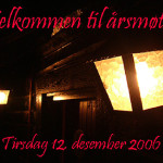 12/12-2006  Årsmøte 2006