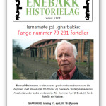 11/4-2013  Temamøte «Fange nummer 79 231 forteller»